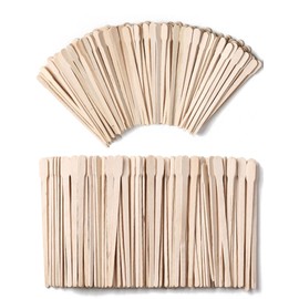 250Pcs Waxing Sticks for Hair Removal - Borogo Eyebrow, Lip, Nose Small Waxing Applicator Sticks for Hair Removal and Smooth Skin - Spa and Home Usage