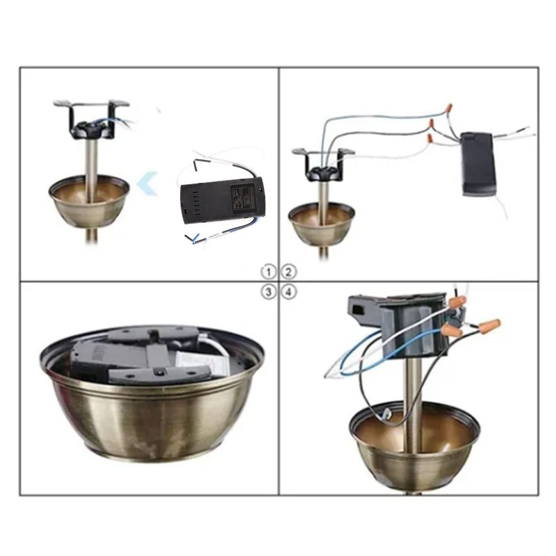 Ceiling Fan Remote Control Kit, Intelligent Universal Ceiling Fan Light