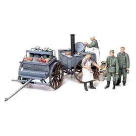 Tamiya 35247 1:35 Diorama Set Field Kitchen (4), Model Kit, Plastic Construction Kit, Assembly Kit for Assembly, Detailed Replica
