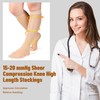 Estune 6 Pairs Sheer Compression Socks 15-20mmhg Knee High Lightweight