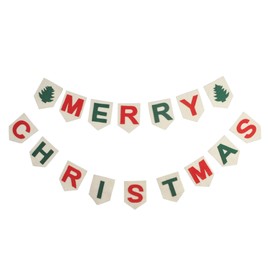 Felt Christmas Garland Banner, Handmade in Nepal