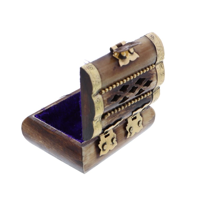 Li'Shay Gold Bone Box Decorative Keepsake Box - Mini