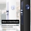 elox Narrow Stile Aluminum Door Mortise Deadlatch Lock, Handing reversible