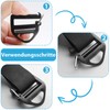 Soiftra Adjustable Buckles Webbing, Pack of 10 Buckles and Clasps,