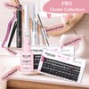 Cluster Eyelashes, Pack of 72, DIY Individual Eyelash Extensions, Juliet-Style