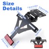 LYPPUL Motorcycle Number Plate Holder, Universal Number Plate Holder, Adjustable