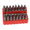 Safety Screwdriver Bits, 33-in-1 Chrome Vanadium Steel Torx Hexagonal Star