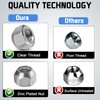 20 PCS 1/2-20" Trailer Wheel 509 Lug Nuts，Galvanized Trailer Lug