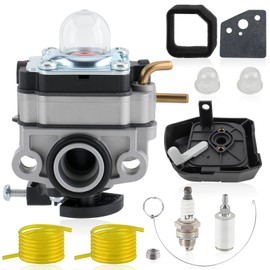 CARBBIA 75306258A Carburetor 308649003 Air Filter Cover 560873001 Air Filter for Ryobi RY252CS RY253SS RY251PH RY254BC Carb 2 Cycle 25cc Carb