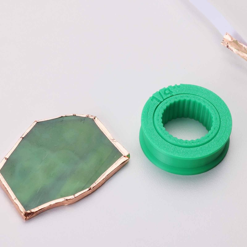 Stained Glass Ring Finger Foiler, Stained Glass Copper Foiling Rotating