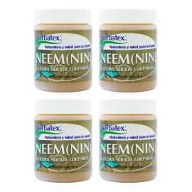 Pack 4 Pomadas De Neem Frasco De 40g Hierbas