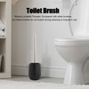 2Pcs Toilet Brush Robust Lockable Threads Efficient Safe Durable Material