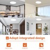 TALOYA 2 Pack of White 10 Inch Ceiling Mount LED