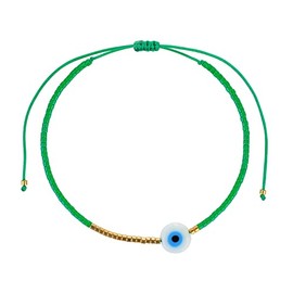 KELITCH Evil Eye Friends Bracelet Hand-Woven Thin Beads Stackable Jewellery for Women, Glass