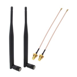 4 pieces 868 MHz LoRa antenna 5dBi SMA plug 195 mm + IPEX to SMA female cable for Meshtastic ESP32 LoRa 32 V3 HTCC-AB02S LoRa32u4II
