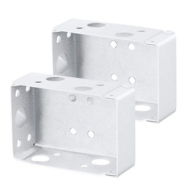 VZU 2PCS Venetian Blind Brackets, Venetian Blind Parts, Blind Brackets Top Fix Fitting, Curtain Track Brackets, Bracket for Venetian Blind Ceiling Fixture(White)