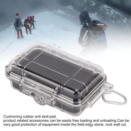 QANYEGN Waterproof Box, Survival Box Container, Survival Storage Box, Shockproof Storage Box, Shockproof Plastic Box, Waterproof Plastic Box for Camping, Hunting (Small)