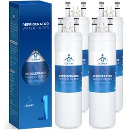 TEEHAY WF3CB Water Filter Replacement, TH-04 Compatible with Frigidaire PureSource 3 WF3CB,706465, 242069601, 242086201, AP4567491, PS3412266, Height 9 Inches 4 Pack (4)