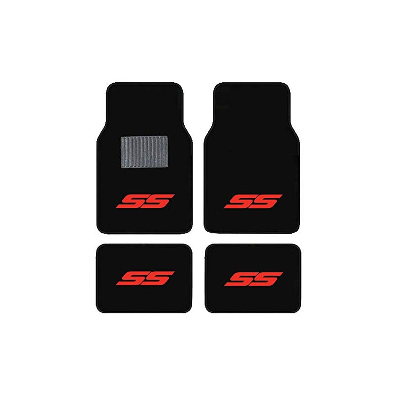SS Carpet Floor Mat with Red SS on Front and