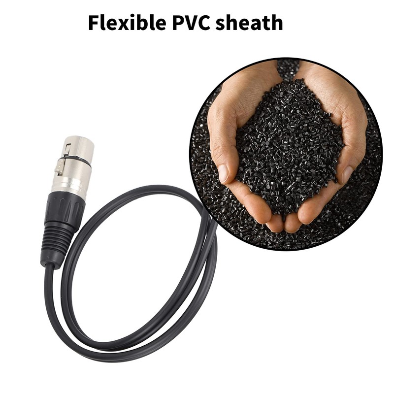 Y Splitter Breakout Cable XLR Female to Male Convert EMI/RFI