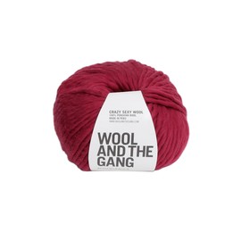 Wool and the Gang Crazy Sexy Wool, True Blood Red (095), 200g