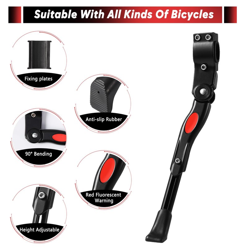 Oderra Uni - Adult Cavalletto Bici Bicycle Stand, Black, 34.53.55