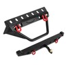 RC Crawler Bumper Black Front and Rear Bumper with Winch