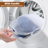 3pcs Hanging Laundry Bags with S Hooks, Washing Machine Mesh