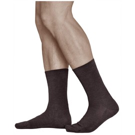 VITSOCKS Men's Wool Socks Merino Wool Business Socks (3 Pairs) Winter Men's Socks Wool Socks Size 39-42, 43-46, 47-50, Brown (3 Pairs)