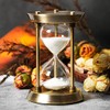 60 Minute Hourglass Sand Timer with Metal Frame, Big Size