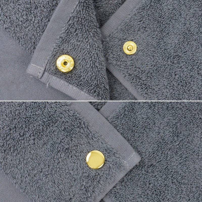Sew-Free Press Studs, Diameter 12.5 mm, 20 Pairs, in Gold,