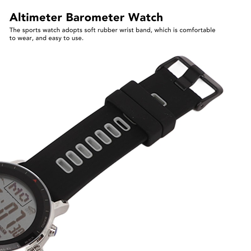 Fishing Watch Altimeter Barometer Thermometer Waterproof Multifunctional Outdoor Sports Watch