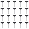 QUARKZMAN Pack of 20 Thumb Screws with T Wing Knobs,