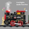 Children's Toy Christmas Train Rail Set with Light and Sound