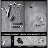 Rain Shower Head with Handheld Showerhead, Chrome 1.8GPM 460311