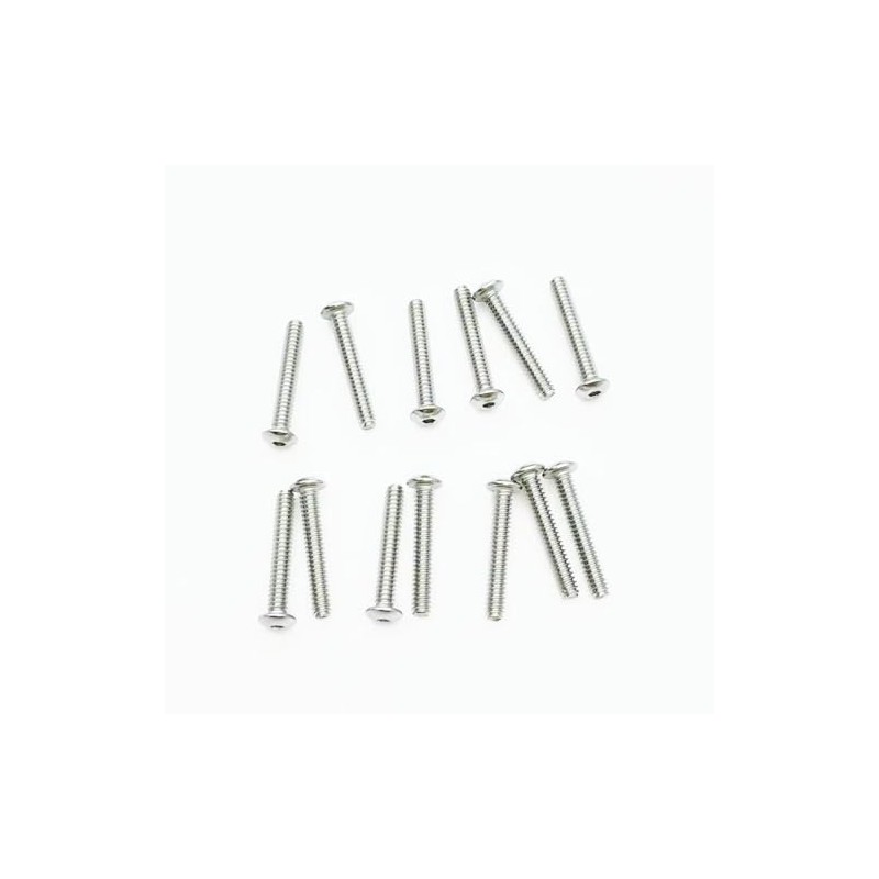 50Pcs #6-32x5/16 Button Head Socket Cap Screws Bolts, Stainless Steel