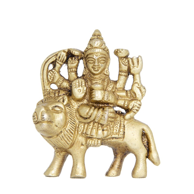 GURU JEE Brass Statue Goddess Maa Durga MATA Rani Murti