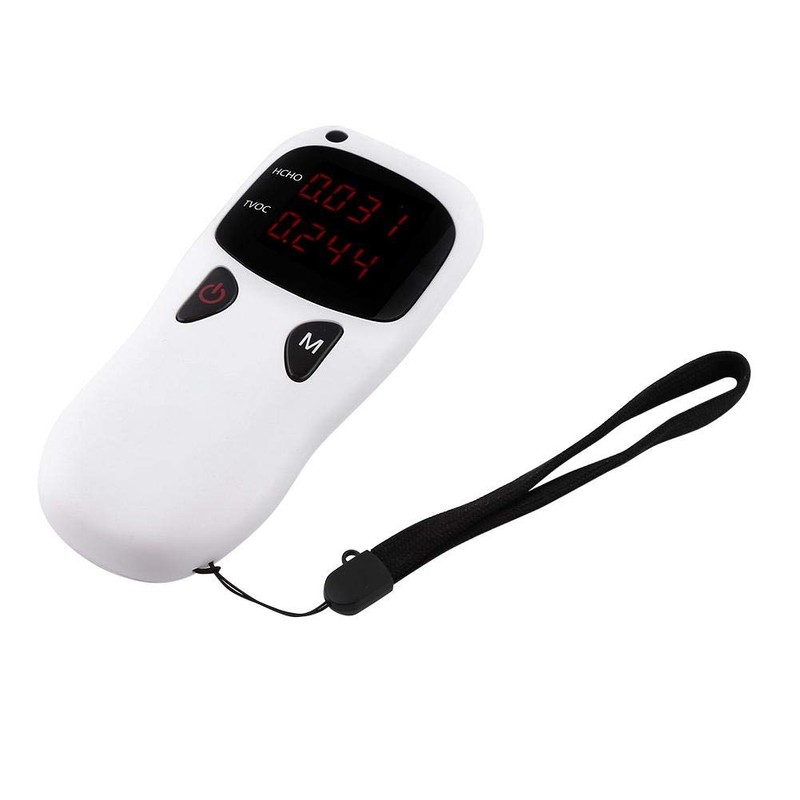 ASHATA Meter, Digital Formaldehyde Detector, Air Quality Meter, LED Screen,