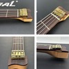 OVSAL Guitar Bridge String Locks Vacuum Gold 5 String Bass