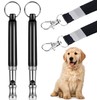 ValueBargain 2 Pack Dog Whistle, Ultrasonic Silent Dog Whistle to