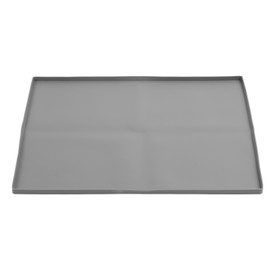 Top Loading Washer Dryer Mat Anti Slip Dustproof Waterproof Silicone Protector Mat for Laundry Room Gray