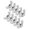Pack of 10 M6 Wing Nuts, 304 Stainless Steel M6