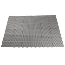 YIYIBYUS Bathtub Pillow mat,24 Pack Drainage Interlocking Floor Mats, 11.81 * 11.81in Shower Bathroom