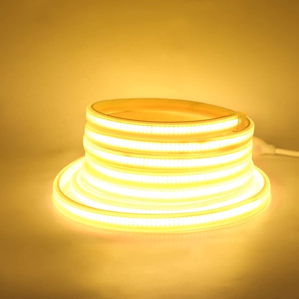 KISUFU 220 V COB LED Strip 5 m, 360 LEDs/m