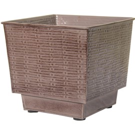 Robert Allen MPT01860 Prescott Planter, 12", Rosewood Color