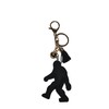 Popfizzy Rhinestone Bigfoot Keychain for Women, Bling Sasquatch Purse Charm