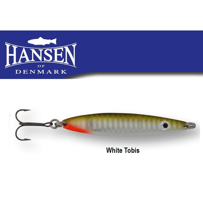 Unbekannt Hansen Fight 7,6cm Meerforellenblinker, Gewicht:18g, Farbe:White