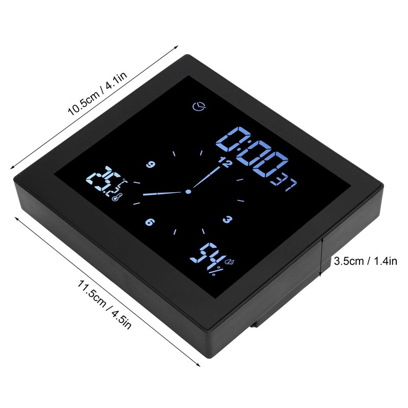 Ejoyous Bathroom Clock, Digital Bathroom Clock, Wall Clocks with LED
