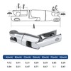 YANYUCB 3/8"–1/2" (10mm–12mm) 316 Stainless Steel Multi-Directional Anchor Chain Mooring