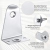 2 Inch Metal Hold Down Brackets and Pins, Blind Brackets